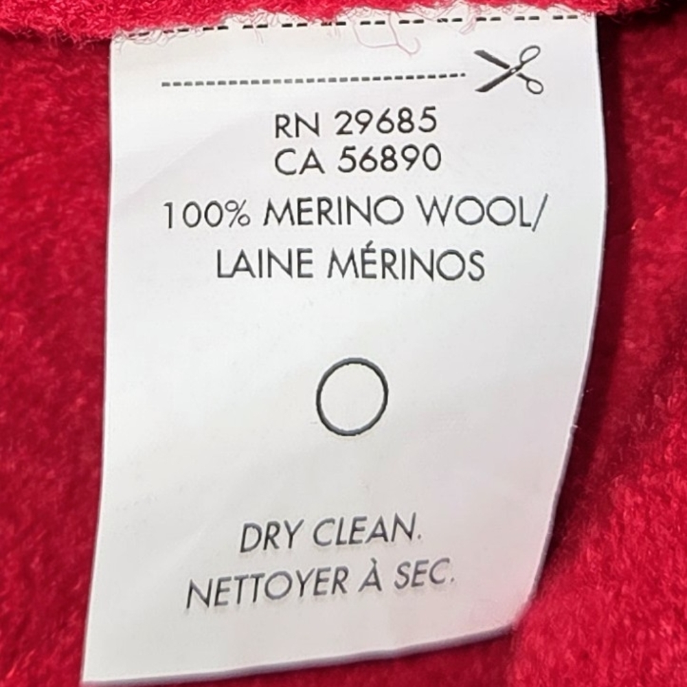 Pendleton Womens Boiled Wool Jacket Red Merino Wo… - image 4